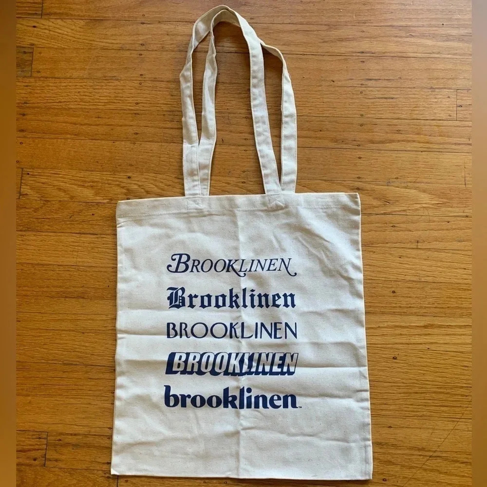Brooklinen‎ 100% Cotton Canvas Reusable Washable Tote